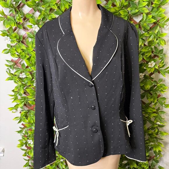 Unbranded Women's Black and White Jacket - Picture 1 of 5